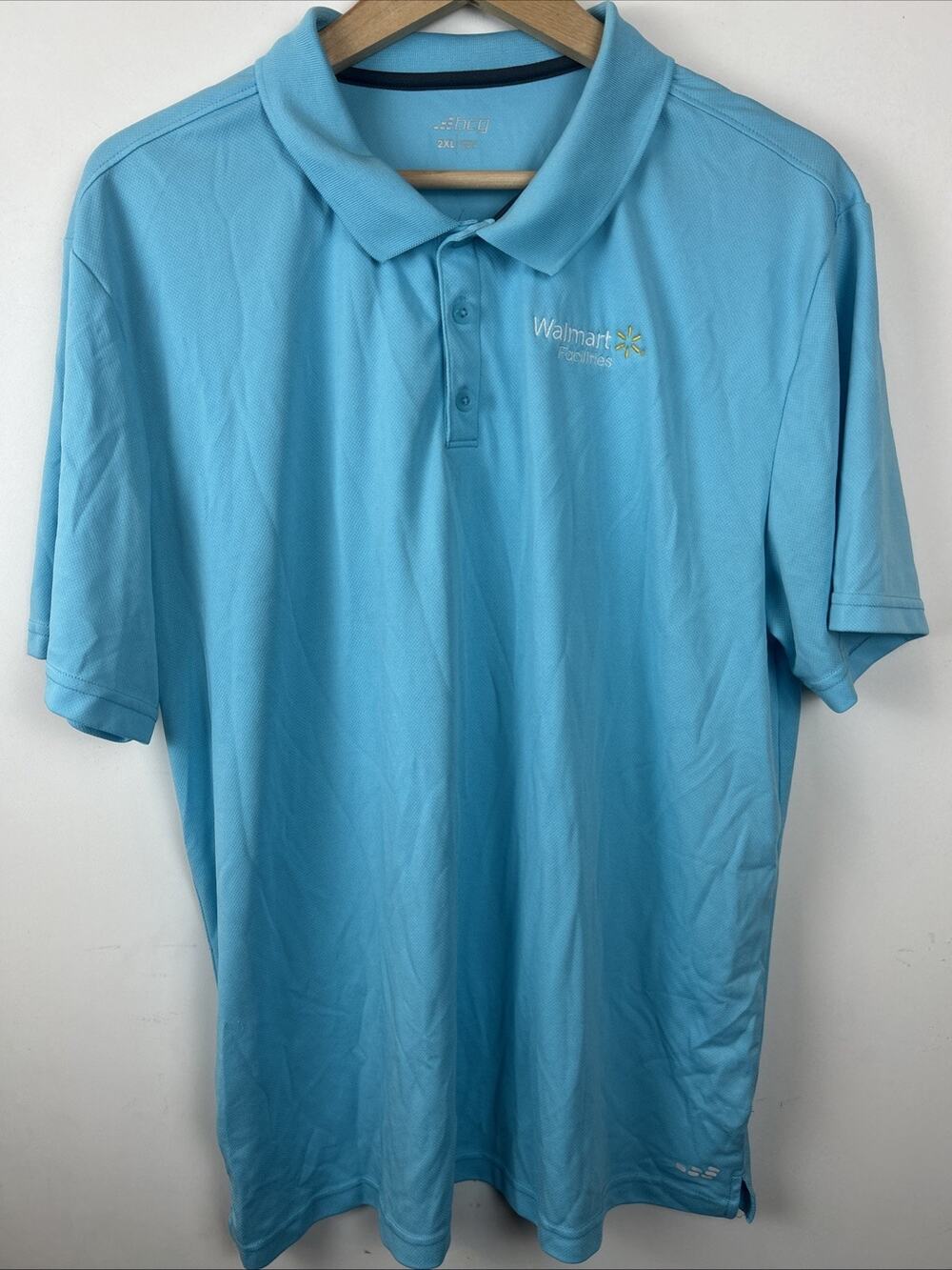 bcg Walmart Facilities Blue 2XL Polo Shirt